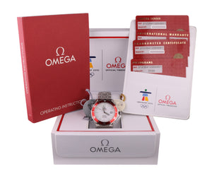 Omega Seamaster Olympic Vancouver 2010 Automatic Red 41mm 212.30.41.20.04.001