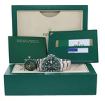 2015 Unpolished PAPERS Rolex submariner Hulk 116610LV Green Dial Ceramic Watch