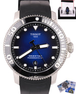 Men's Tissot Sea Star 1000 Powermatic T120407A Stainless Steel Rubber Band Watch