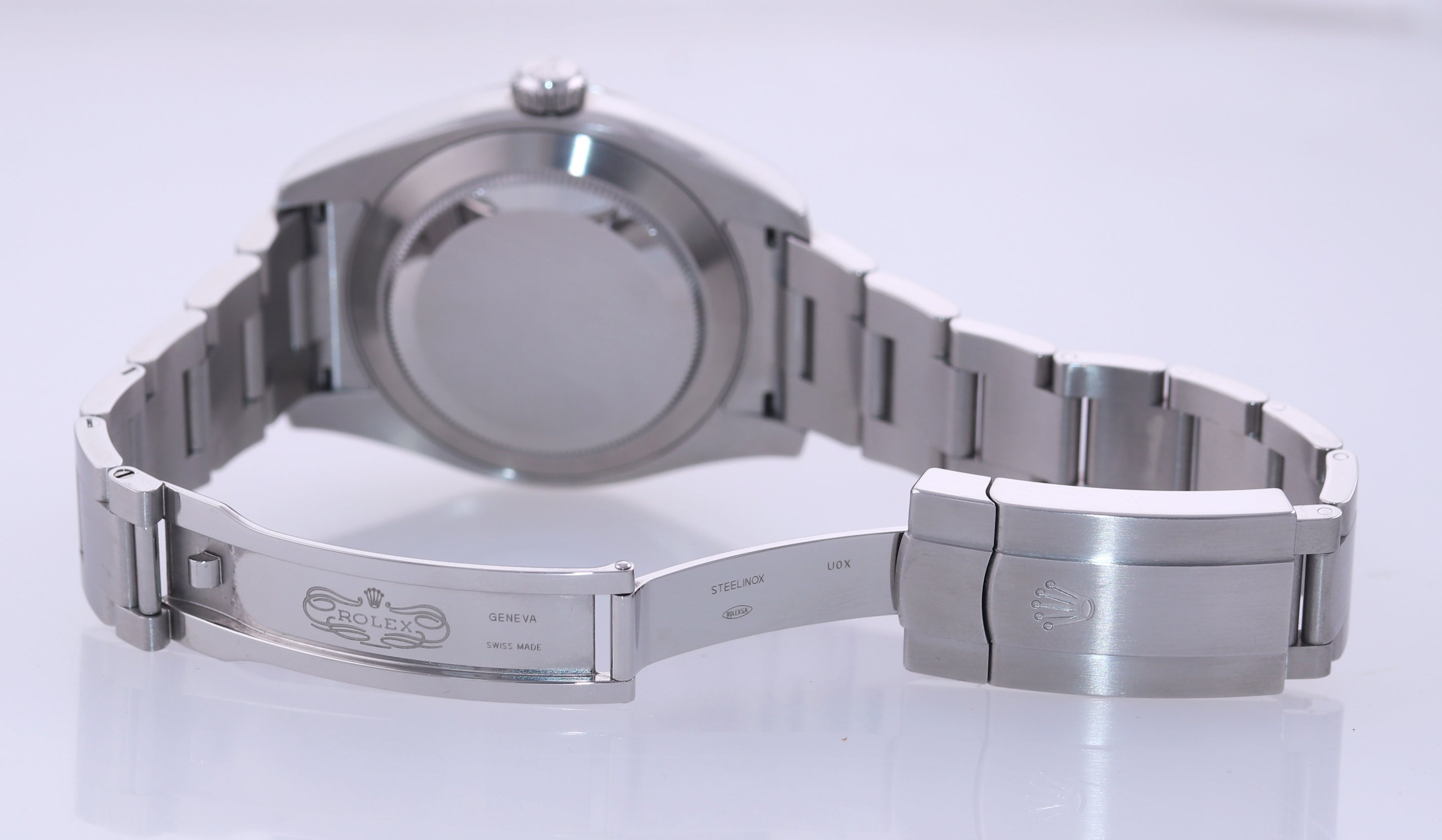 BRAND NEW 2020 Rolex Air-King 116900 Green Arabic 40mm Steel Watch Box