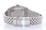 Rolex DateJust Silver Stick Jubilee 126234 Steel White Gold Fluted Watch Box