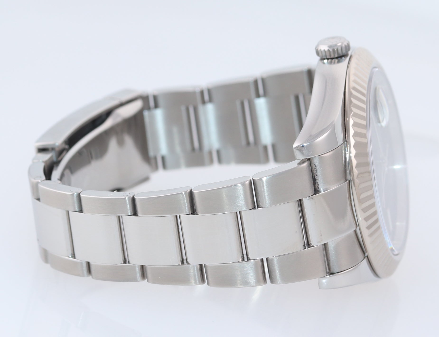 2017 MINT Rolex DateJust 2 Steel Grey Roman Wimbledon 41mm 116334 Watch Box