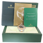 MINT ENGRAVED Rolex Yacht-Master 16623 Blue Two Tone Steel Gold Watch Box