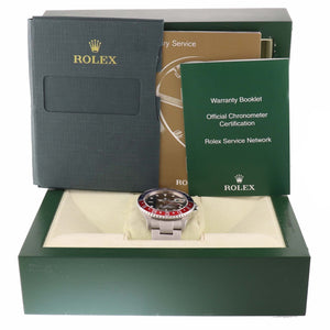 2003 Rolex GMT-Master 2 Pepsi Steel Blue Red NO HOLES 16710 40mm Watch Box
