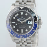 MAY 2020 NEW Rolex GMT Master Batman Black Blue Jubilee Ceramic 126710 Watch