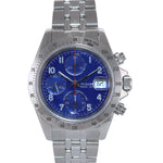 RARE Tudor Prince Date 79280 Blue Arabic Dial Chrono Jubilee non tiger Watch