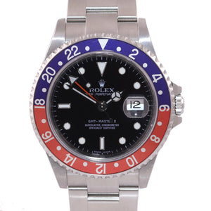 2007 Rolex GMT-Master 2 Pepsi Steel 16710 Error Rectangular Watch Box
