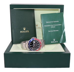 2007 UNPOLISHED Rolex GMT-Master 2 Pepsi Steel 16710 Error Rectangular Watch Box