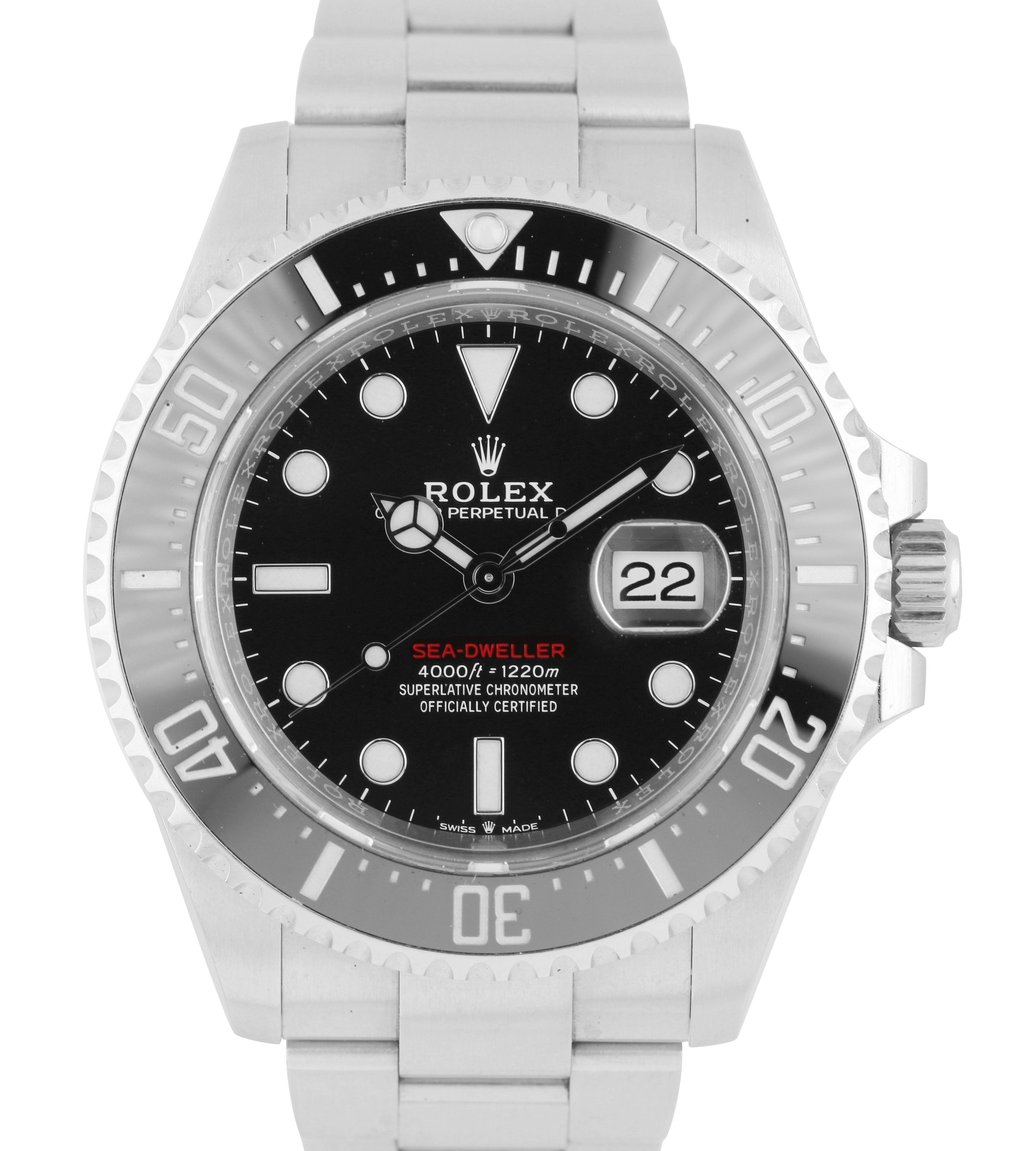 BRAND NEW NOV 2021 Rolex Red Sea-Dweller 43mm Mk II 50th Ann Steel 126600 Watch