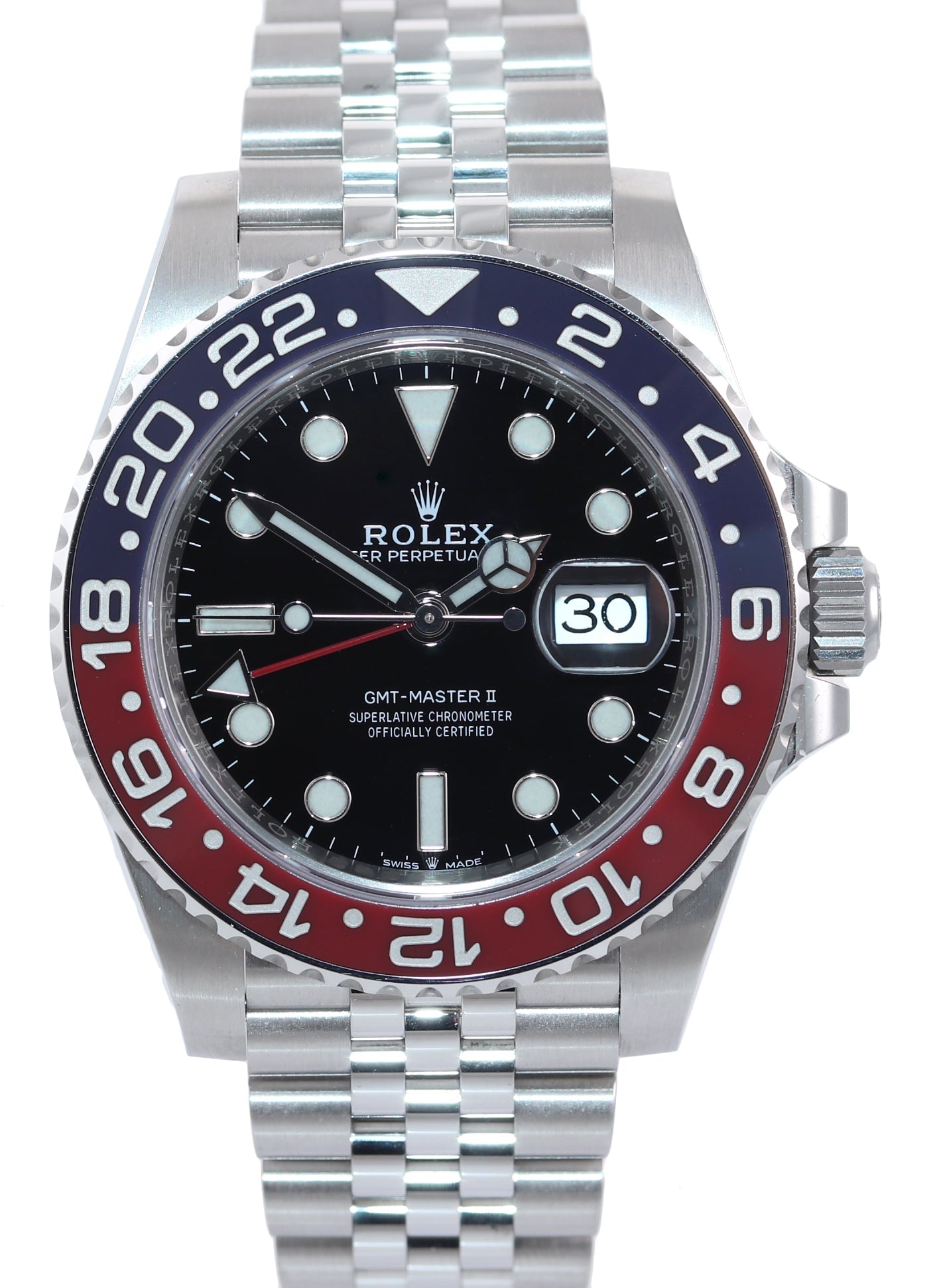 2020 Rolex GMT Master PEPSI Red Blue Ceramic 126710 BLRO Watch Box