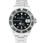1987 TRIPLE ZERO Rolex Submariner Stainless PATINA 40mm Watch 168000 FULL SET