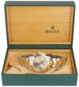 1999 UNPOLISHED Rolex Daytona Cosmograph Zenith U 16523 40mm Slate Watch PAPERS