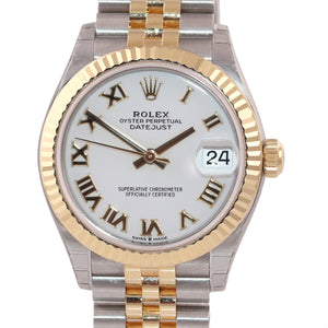 PAPERS 2020 NEW Rolex DateJust 278273 White Roman Two-Tone 31mm Jubilee Watch