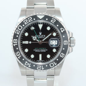 2018 MINT Rolex GMT Master II 116710 Steel Ceramic Black Dial 40mm Watch Box
