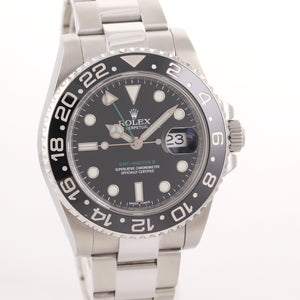 2019 MINT Rolex GMT Master II 116710 Steel Ceramic Black Dial 40mm Watch Box