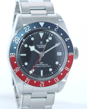 2022 MINT PAPERS Tudor Black Bay GMT Pepsi 79830RB 41mm Steel Bracelet Watch