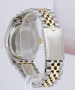 Rolex DateJust 36mm Two-Tone Yellow Gold Steel White Roman Jubilee Watch 1601