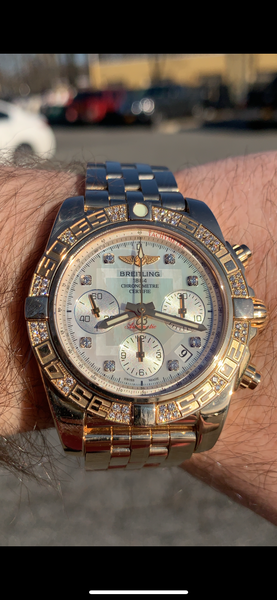 Breitling chronomat 41 gold online