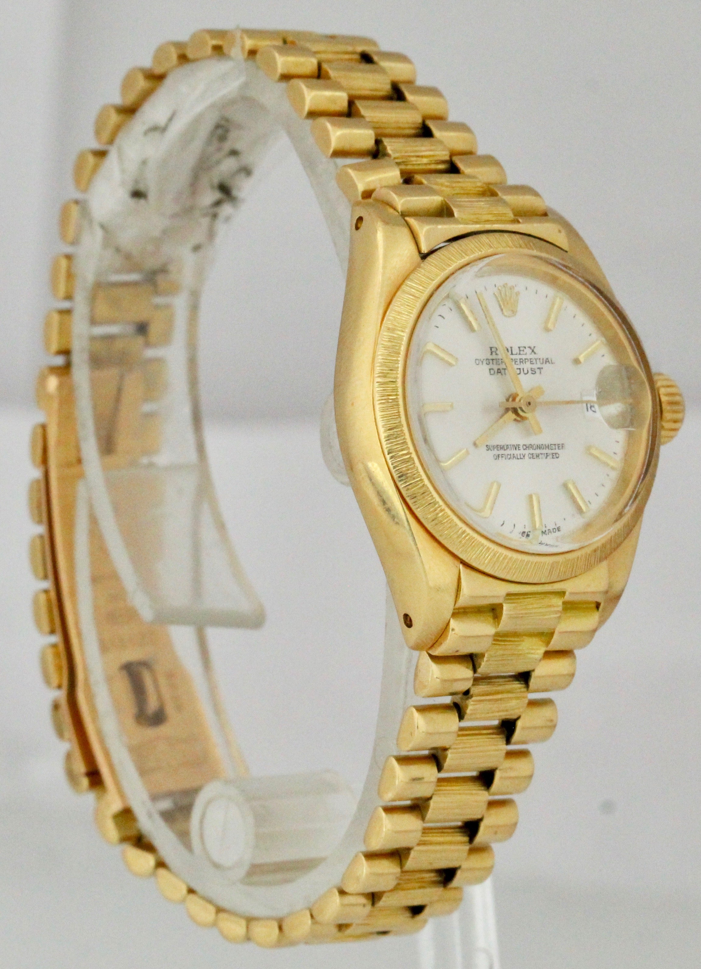 Womens small gold rolex Clearance