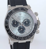 2021 Rolex Daytona Cosmograph 116519LN 18K White Gold Ceramic Silver Watch Box