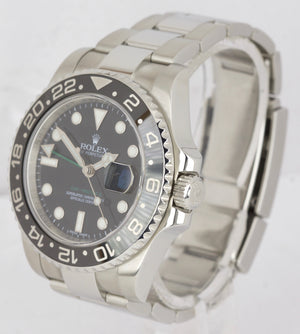 Rolex GMT-Master II Stainless Steel Black 40mm Ceramic Watch 116710 LN BOX