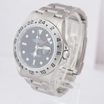2000 Rolex Explorer II Stainless Steel Black Date 40mm Oyster Watch 16570 B+P
