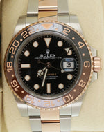 NEW JUNE 2019 Rolex GMT Master II Root Beer Rose Gold Two Tone 126711 CHNR Watch