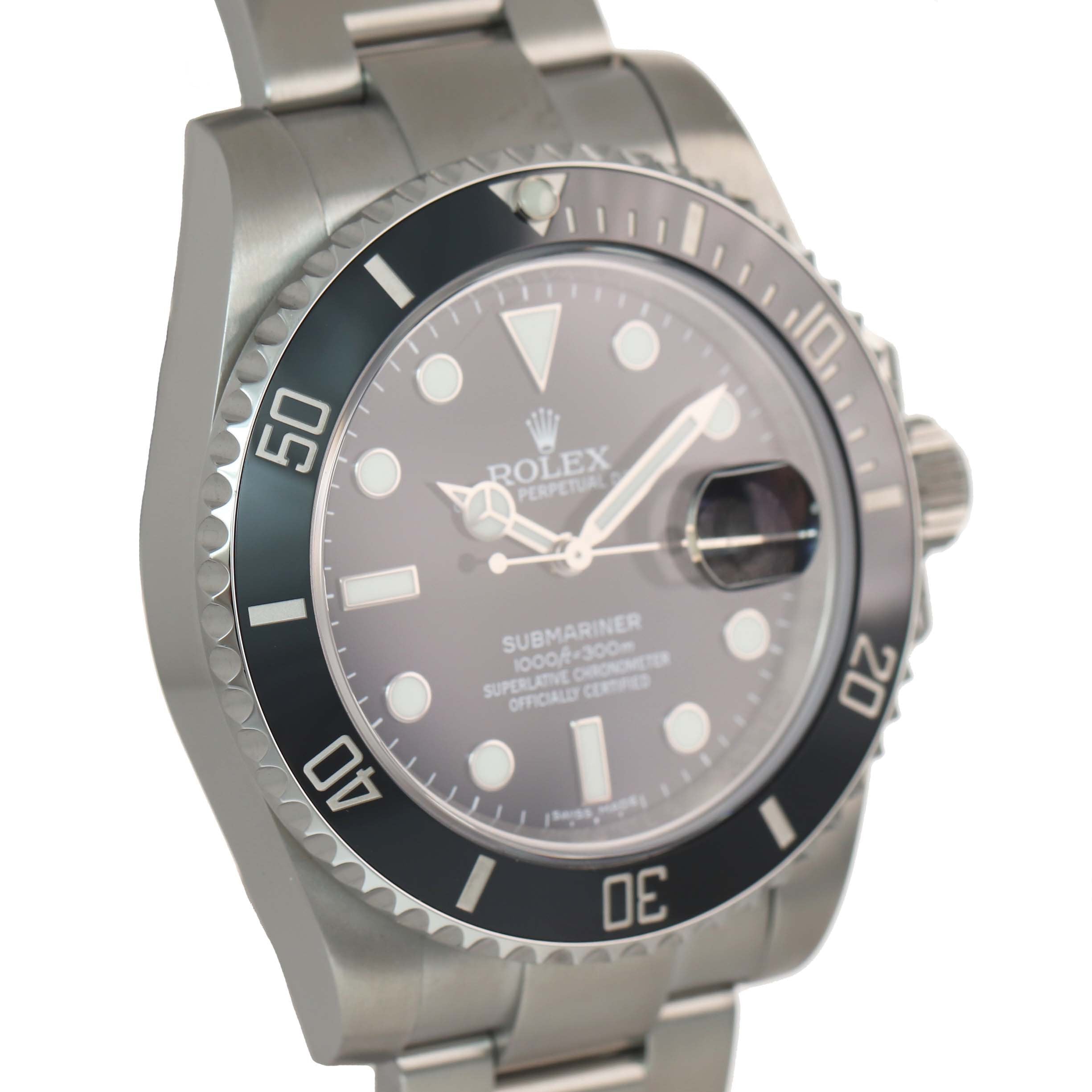2020 Rolex Submariner Date 116610 Steel Black Dial Ceramic Bezel Watch Box