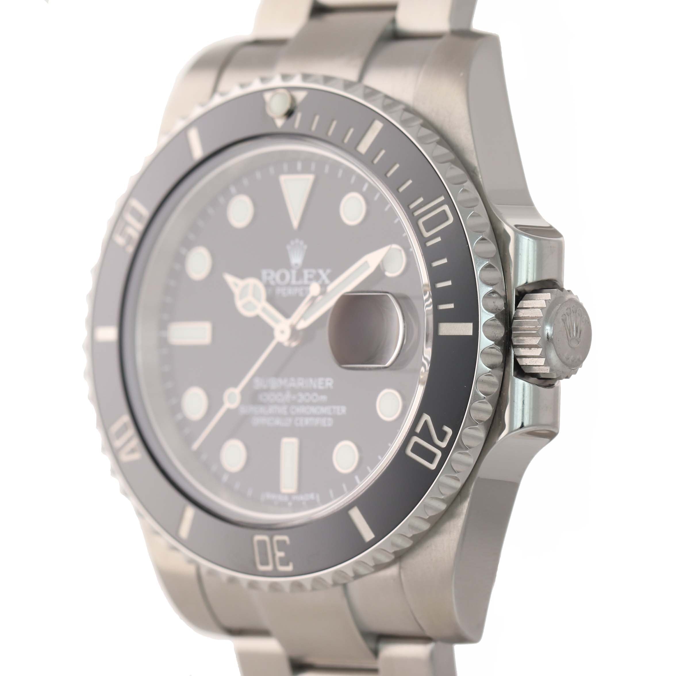 Rolex Submariner Date 116610 Steel Black Dial Ceramic Bezel Watch Box