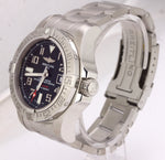 2014 Breitling Avenger Seawolf Automatic Black 45mm Stainless A17331 Date Watch