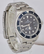Men's Rolex Submariner Date 40mm Black Stainless Steel Pre-Ceramic Watch 16610