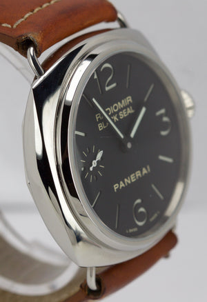 Panerai Radiomir Black Seal Open Back PAM 183 H Black Manual 45mm Watch PAM00183