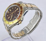 Vintage 1973 Rolex GMT-Master 1675 Brown Root Beer Two-Tone 18K Gold Stainless