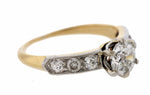 Lovely Ladies Vintage Estate 18K Yellow Gold 1.07ctw Diamond Engagement Ring EGL