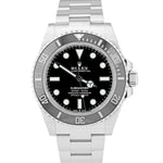 BRAND NEW 2022 Rolex Submariner 41mm No-Date Black Ceramic Watch 124060 LN