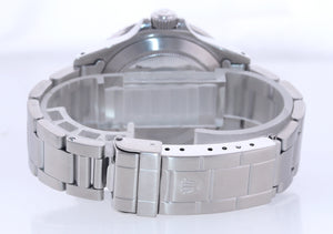 RARE Rolex Submariner Date 168000 Steel Black 40mm Dive Watch Box