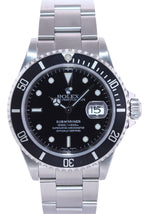 2003 PAPERS & RSC Service Rolex Submariner Date 16610 Steel Pre-Ceramic Watch Box