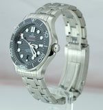 MINT Men's Omega Seamaster Diver 300M 42mm Black Wave Watch 210.30.42.20.01.001