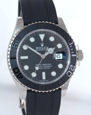 Rolex Yacht-Master 226659 18k White Gold 42mm Oysterflex Rubber Watch Box