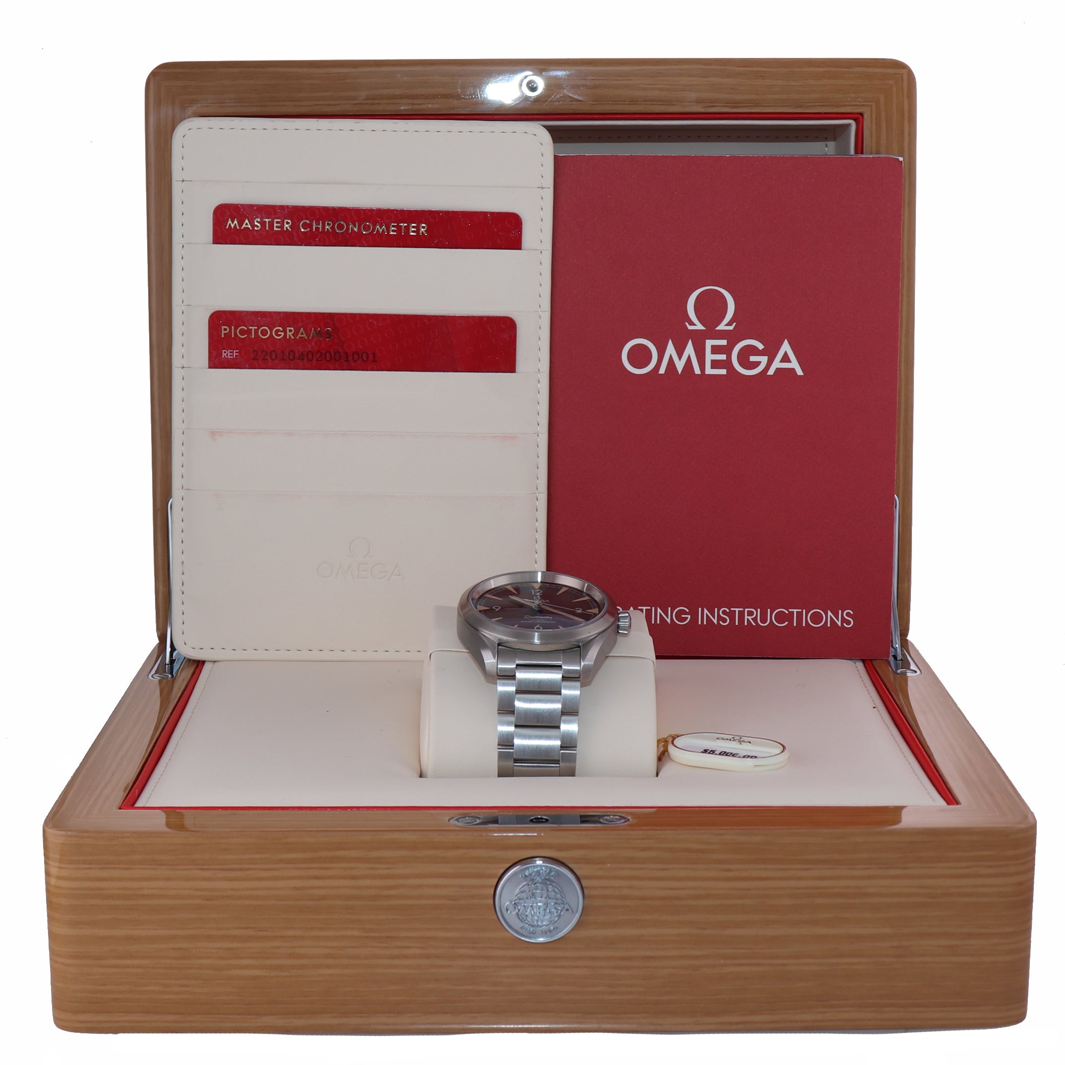 Omega Railmaster Stainless Steel 40mm Automatic Black Watch 220.10.40.20.01.001