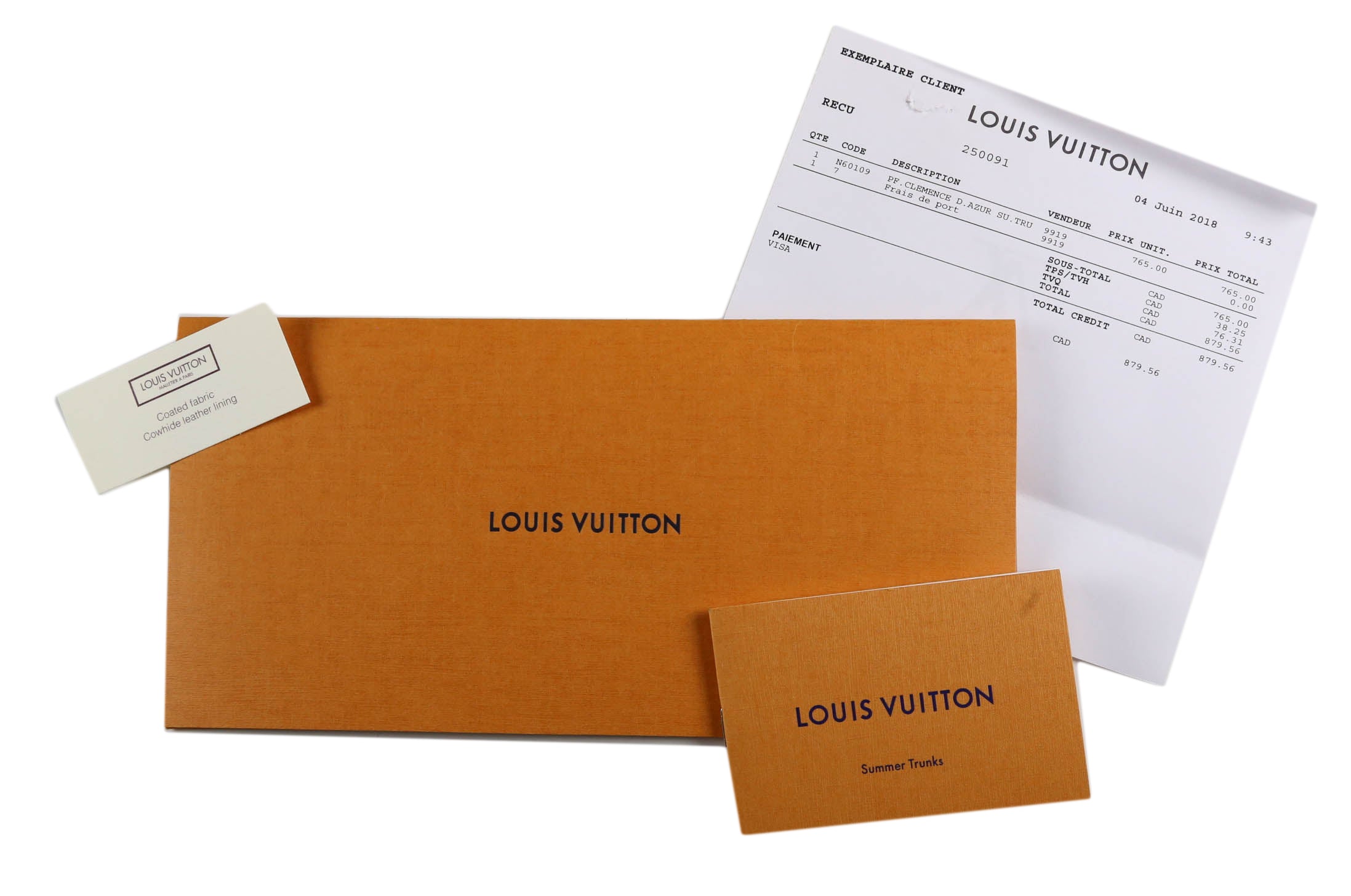 Louis Vuitton Damier Azur Summer Trunks Clemence Wallet – Southern