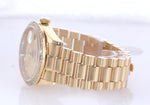 DIAMOND Rolex President Day Date Champagne 18038 Quick Yellow Gold Watch