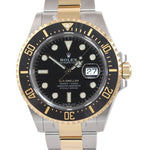 2022 PAPERS Rolex Sea-Dweller 43mm 126603 Two-Tone Yellow Gold Steel Watch
