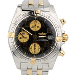 Breitling Cockpit Chrono 39mm Stainless Steel Gold Black B13358 Two-Tone Watch