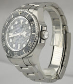 2014 UNPOLISHED Rolex Sea-Dweller DEEPSEA 116660 Stainless 44mm Black Dive Watch