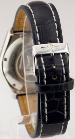 Breitling Chronomat Automatic Chronograph 39mm Blue B13048 2 Tone Diamond Watch