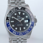 2021 NEWEST Papers Rolex GMT Master Batman Blue Jubilee Ceramic 126710 Watch Box