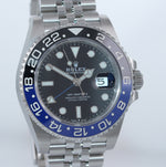 JULY 2020 NEW PAPERS Rolex GMT Master Batman Blue Jubilee Ceramic 126710 Watch