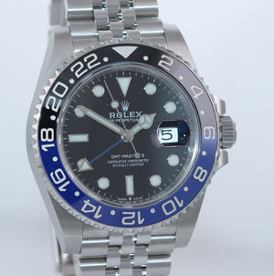 2021 NEW CARD Rolex GMT Master Batman Blue Jubilee Ceramic 126710 Watch Box