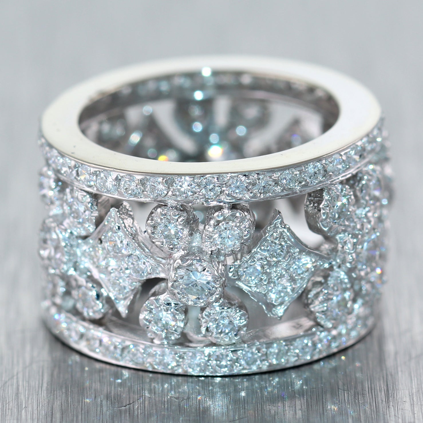 Estate Platinum 0.25ctw H/SI1-2 Diamond Engagement Ring Mounting | Walter  Bauman Jewelers
